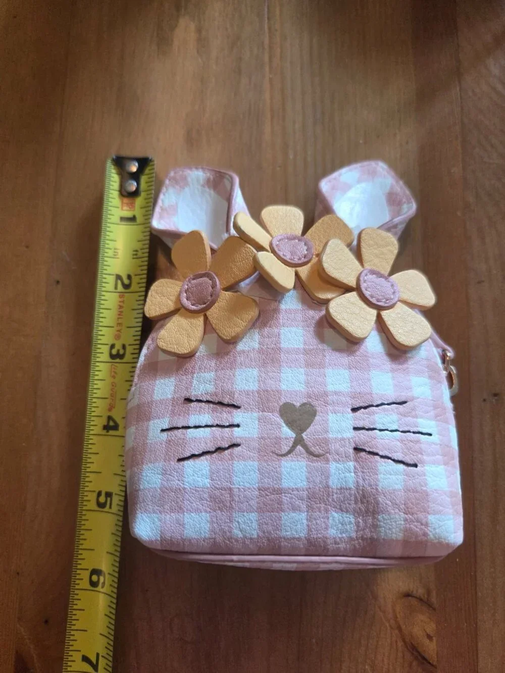 LC Lauren Conrad Whimsical Bunny Coin Purse with Keychain NWOT